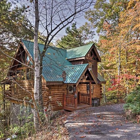 Smoky Mountain Log Cabin 7 Mi To Gatlinburg! 세비어빌 외부 사진
