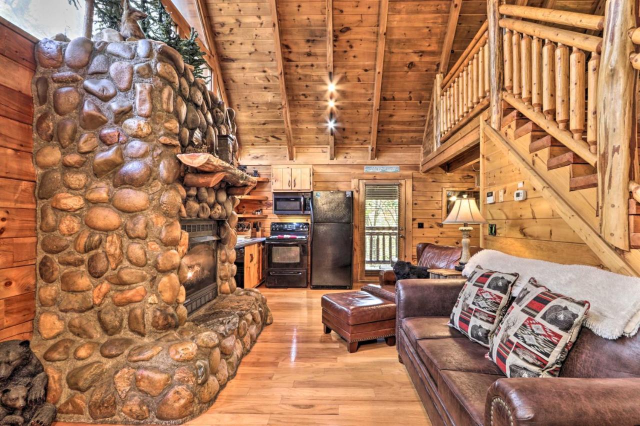 Smoky Mountain Log Cabin 7 Mi To Gatlinburg! 세비어빌 외부 사진