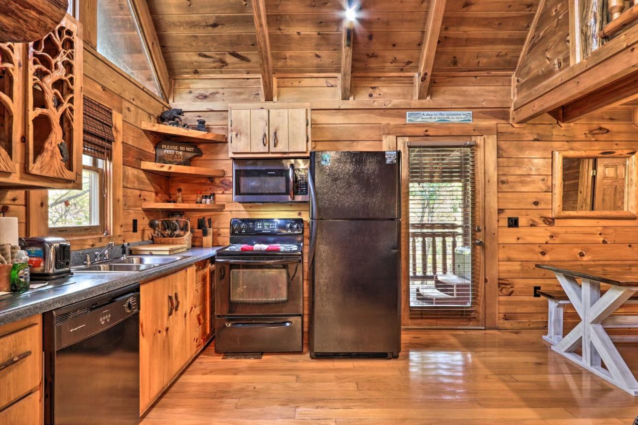 Smoky Mountain Log Cabin 7 Mi To Gatlinburg! 세비어빌 외부 사진