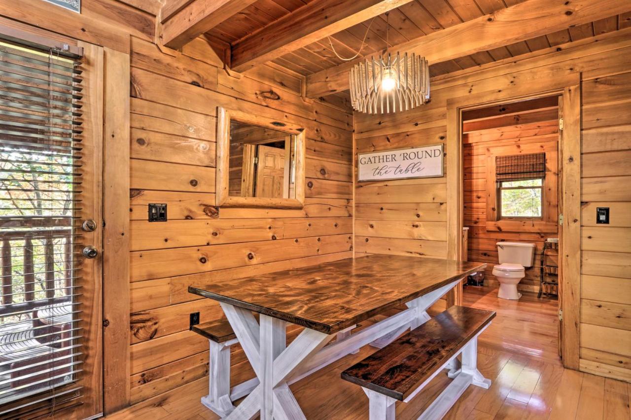 Smoky Mountain Log Cabin 7 Mi To Gatlinburg! 세비어빌 외부 사진
