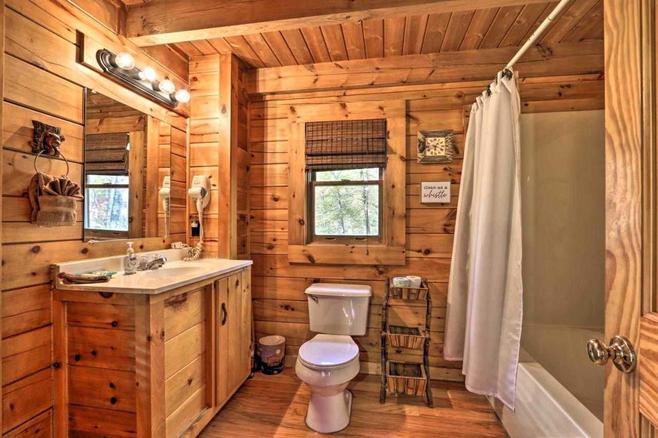 Smoky Mountain Log Cabin 7 Mi To Gatlinburg! 세비어빌 외부 사진