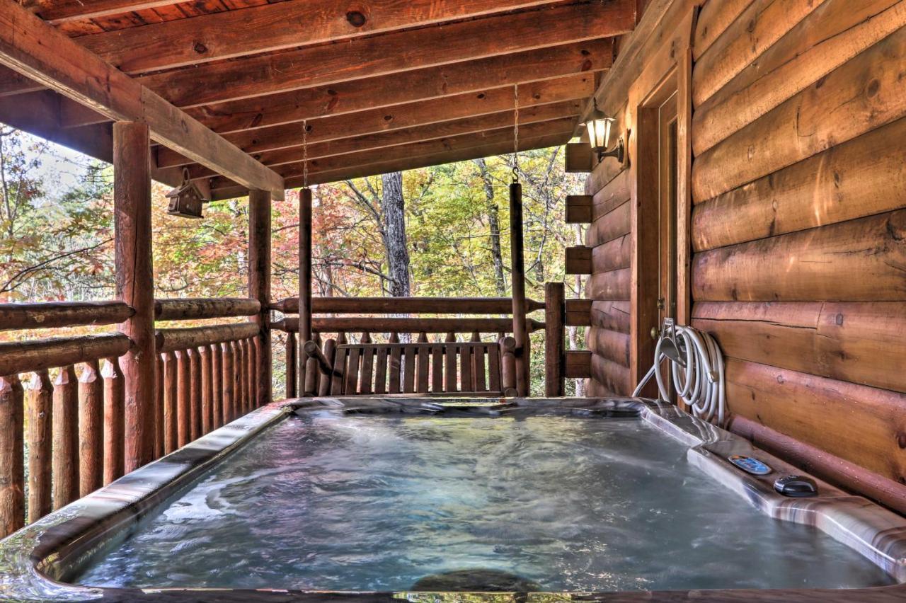 Smoky Mountain Log Cabin 7 Mi To Gatlinburg! 세비어빌 외부 사진