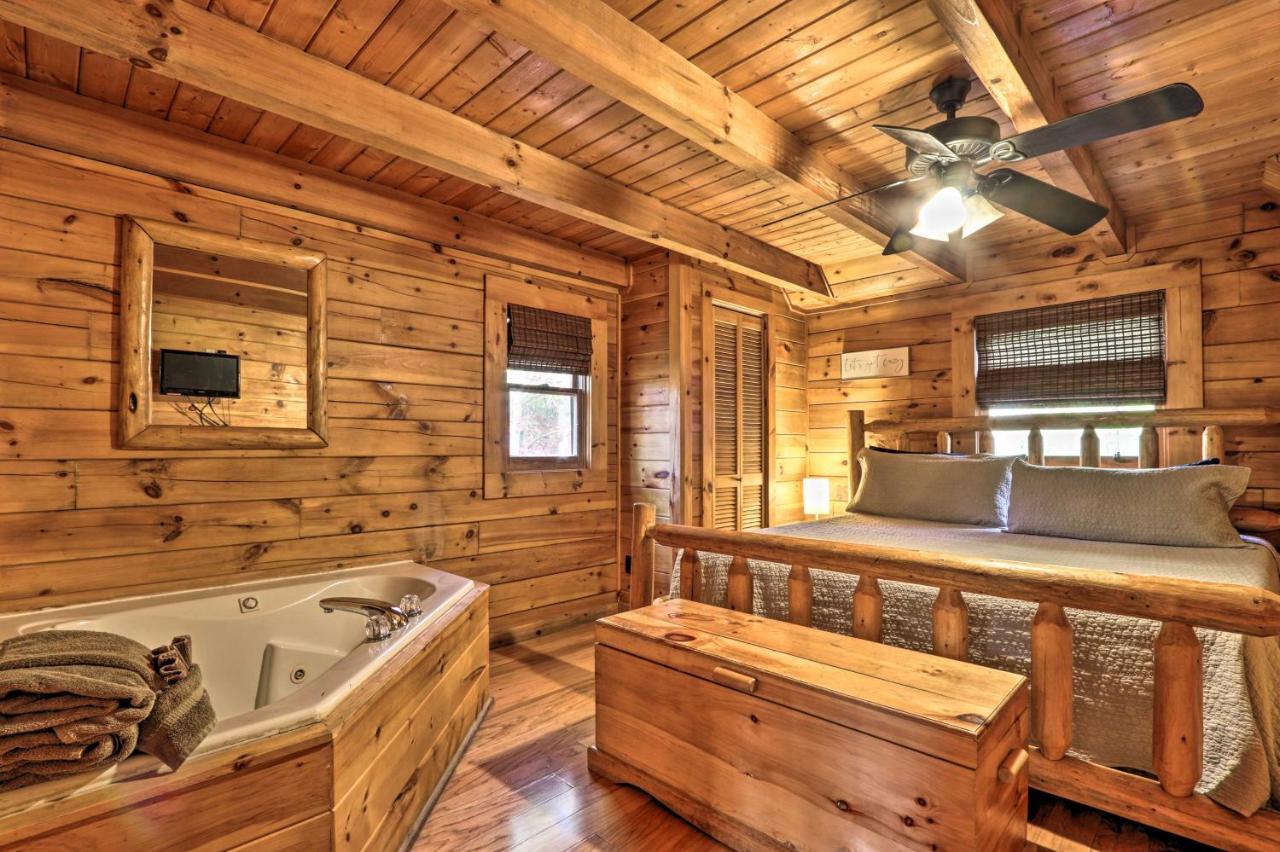 Smoky Mountain Log Cabin 7 Mi To Gatlinburg! 세비어빌 외부 사진