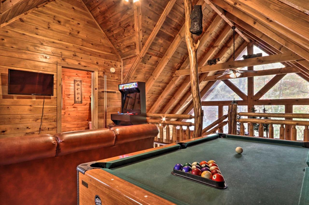 Smoky Mountain Log Cabin 7 Mi To Gatlinburg! 세비어빌 외부 사진