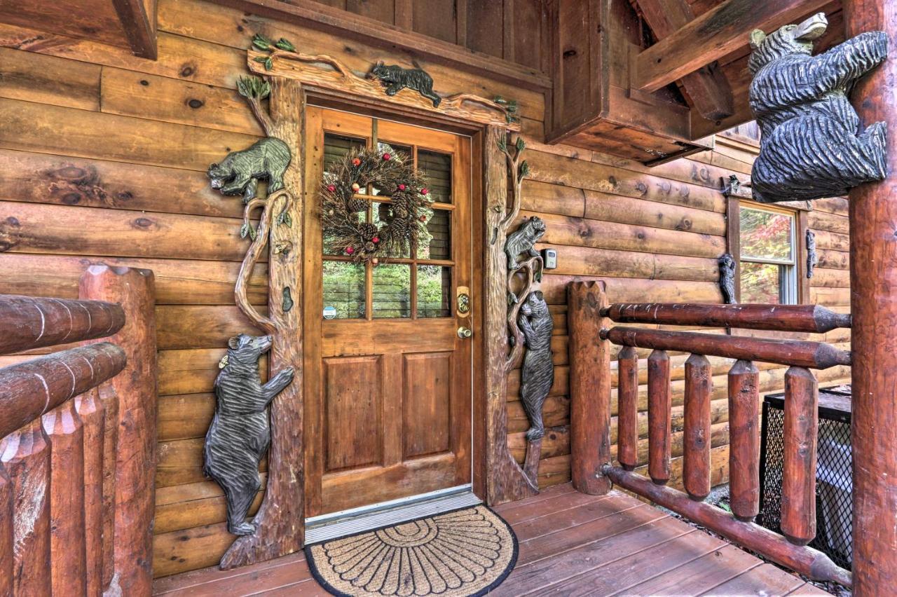 Smoky Mountain Log Cabin 7 Mi To Gatlinburg! 세비어빌 외부 사진