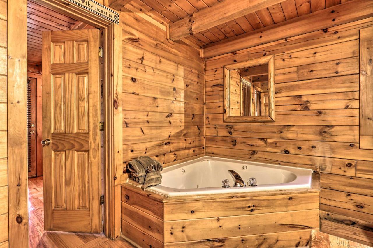 Smoky Mountain Log Cabin 7 Mi To Gatlinburg! 세비어빌 외부 사진