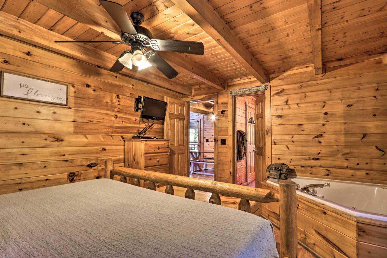 Smoky Mountain Log Cabin 7 Mi To Gatlinburg! 세비어빌 외부 사진